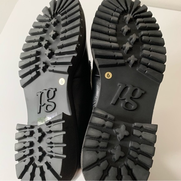 PAUL GREEN Natasha Black Leather Leopard Print Loafer Sz 6/US 8.5 - Picture 3 of 12